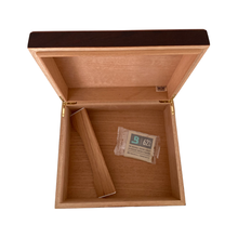 Load image into Gallery viewer, “Dark Cherry” Humidor + Boveda 62% Humidity Pack

